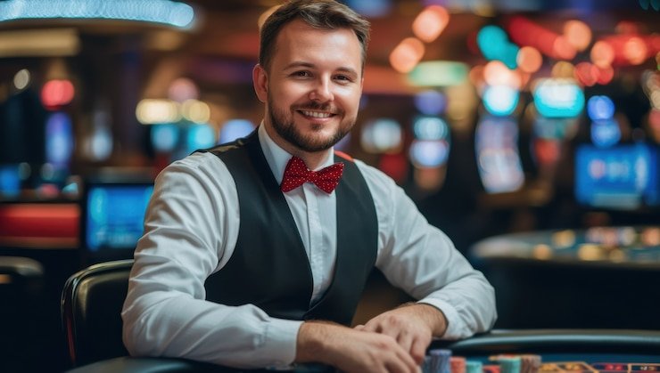 Studio baccarat SA Gaming kencana slot dengan dealer profesional dan antarmuka HD